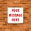 Sign Board 600mm x 600mm CORREX
