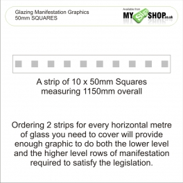 Glass Manifestation 50mm SQUARES