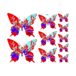 Red Butterfly Stickers