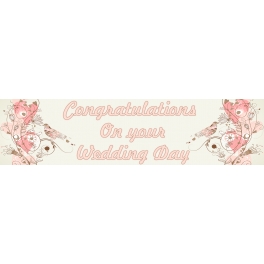 Wedding Banner 8ft x 2ft