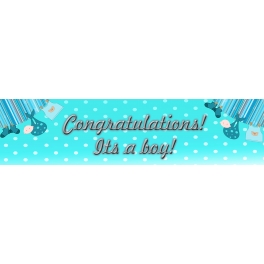 Its a boy! Banner  8ft x 2ft